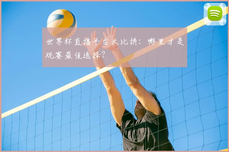 世界杯直播平台大比拼:哪里才是观赛最佳选择?